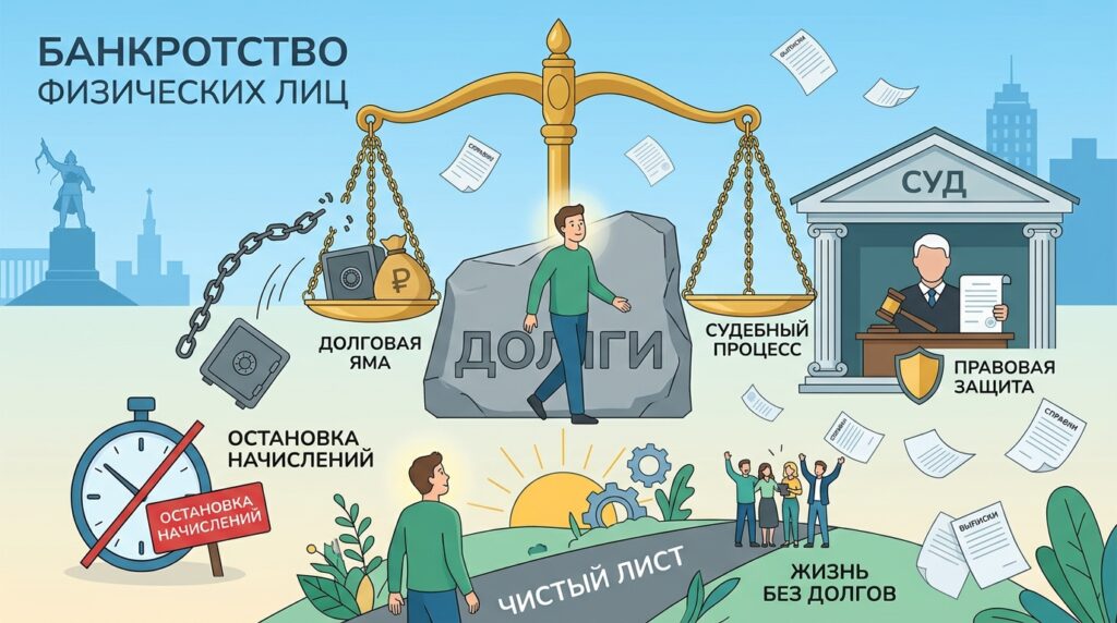 банкротство физлиц инфографика